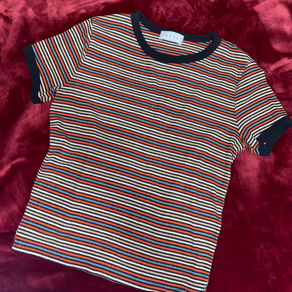 striped t shirt